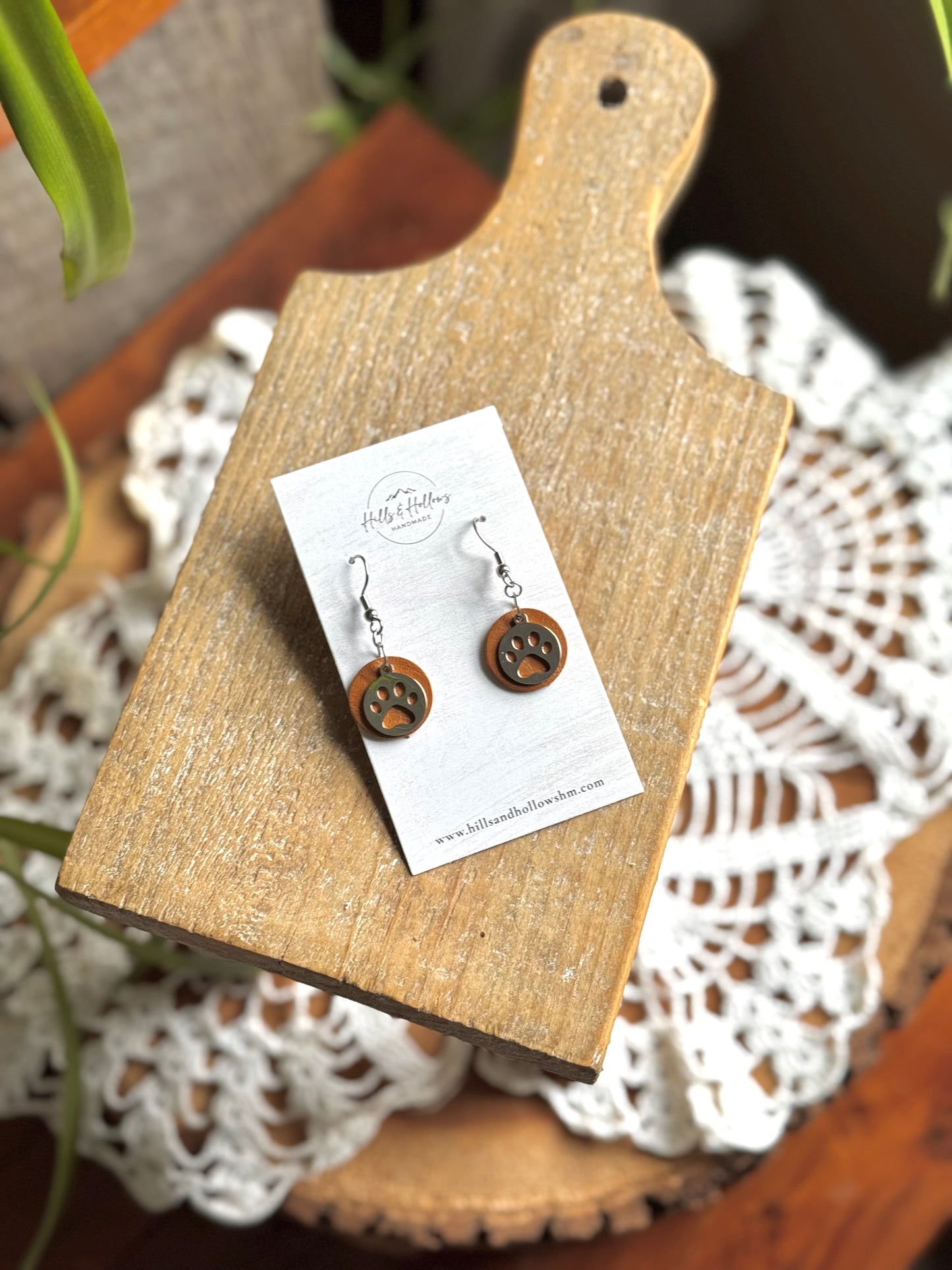 Paw Print Dangle