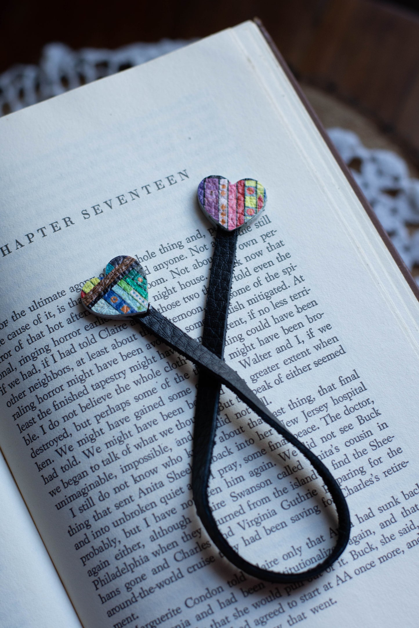 Leather Ribbon Pagemarker