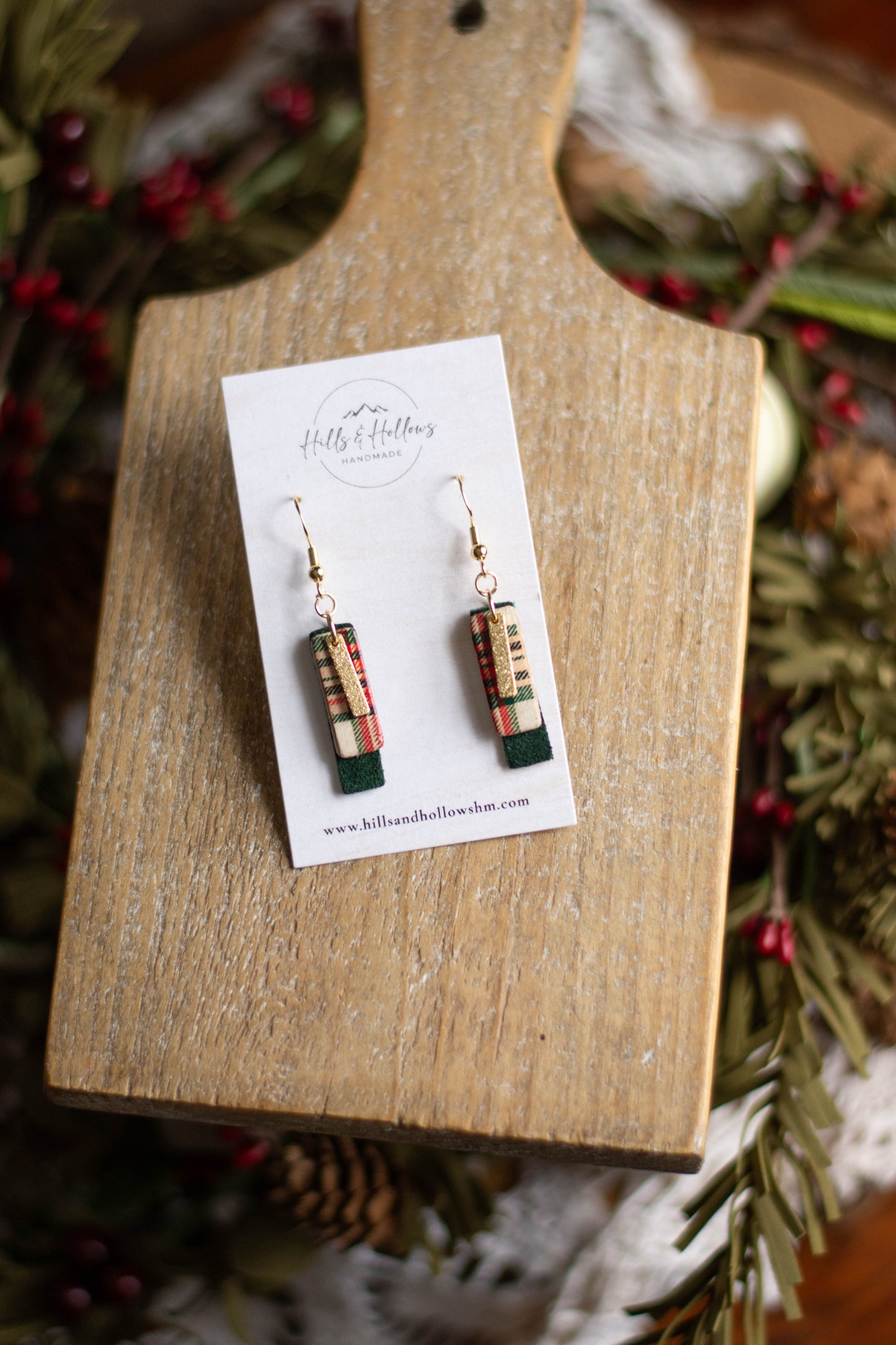 Christmas Plaid Strips