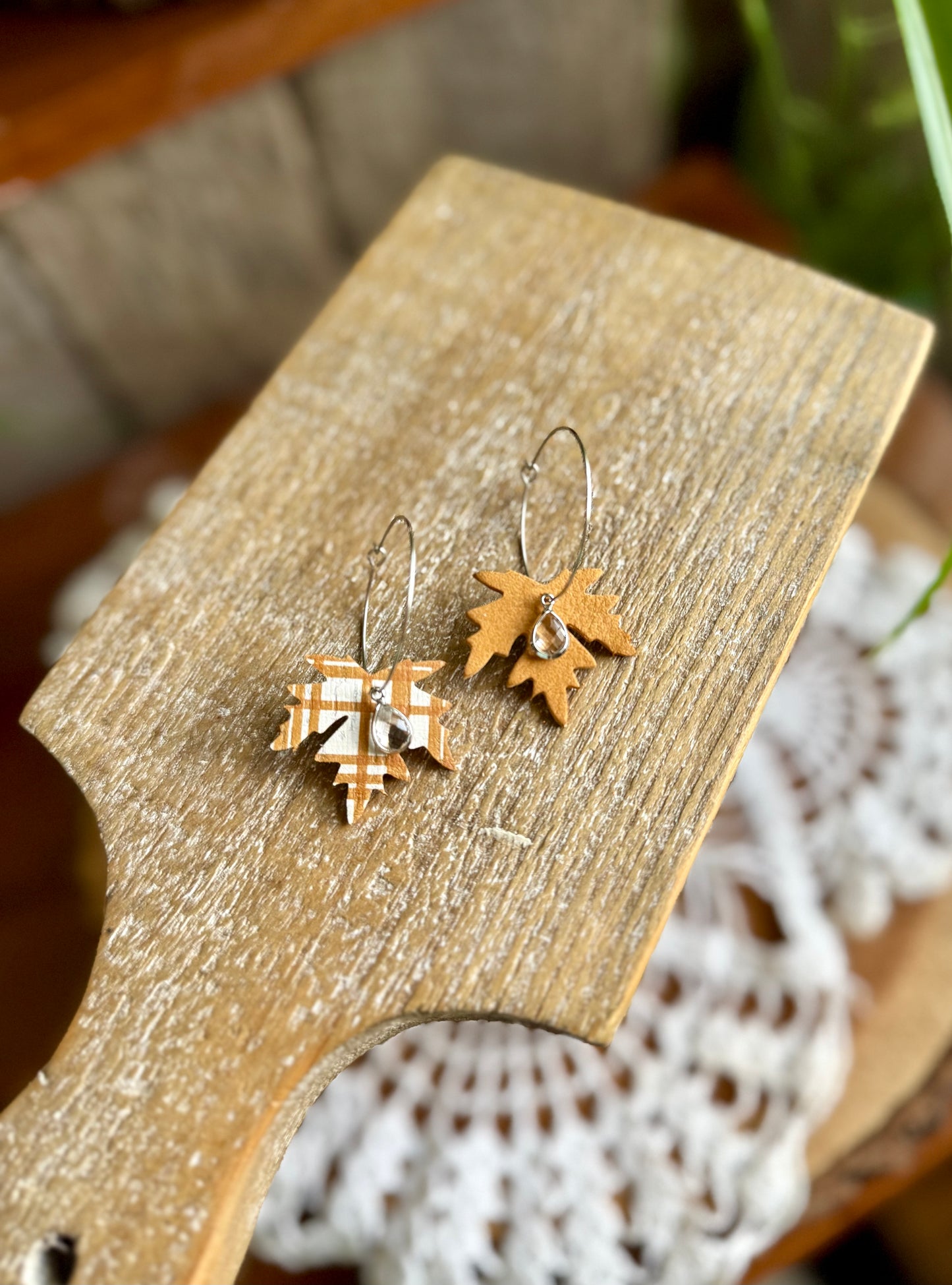 Maple Leaf Gold Plaid | Reversible