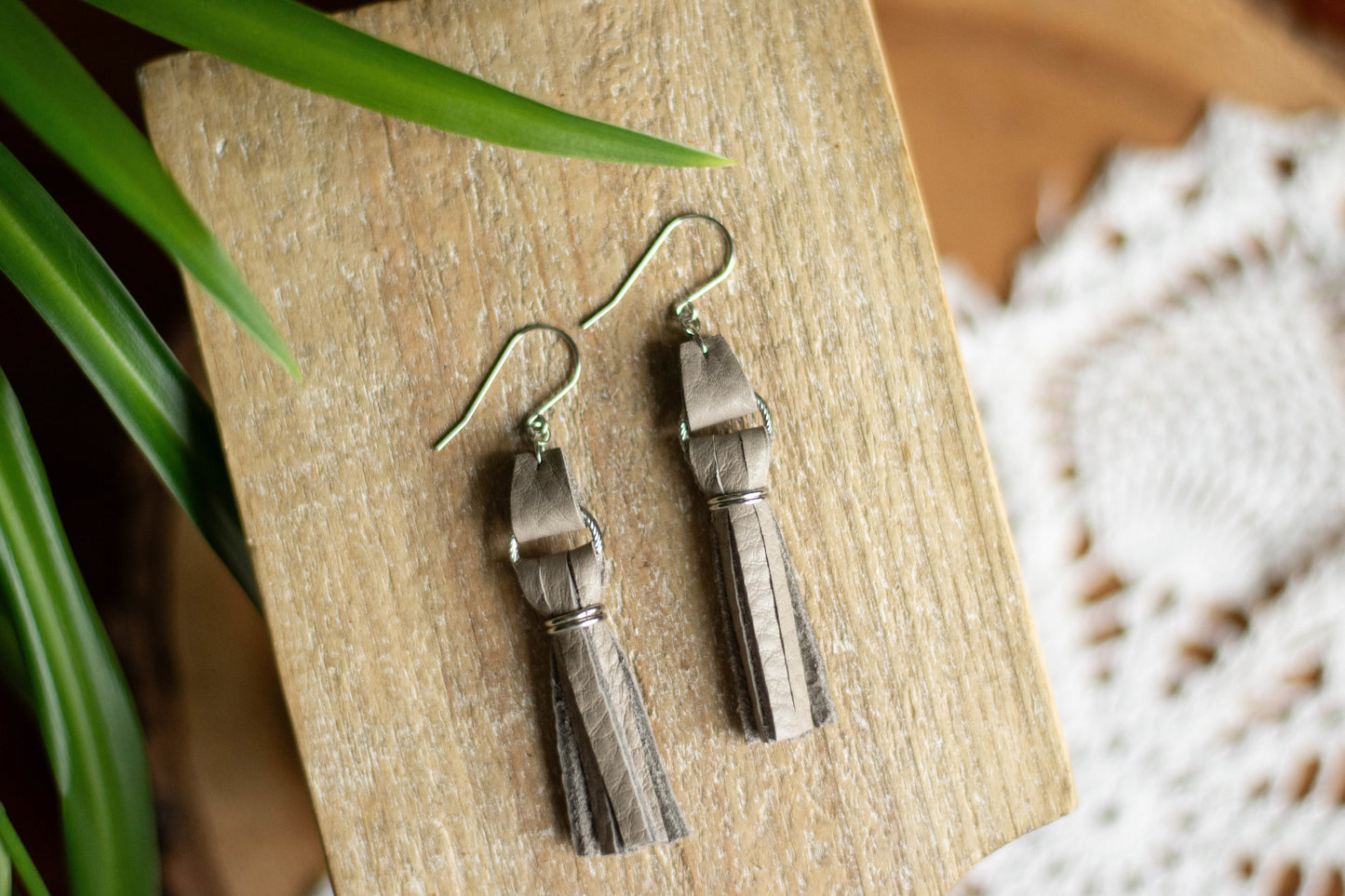 Gray Tassel