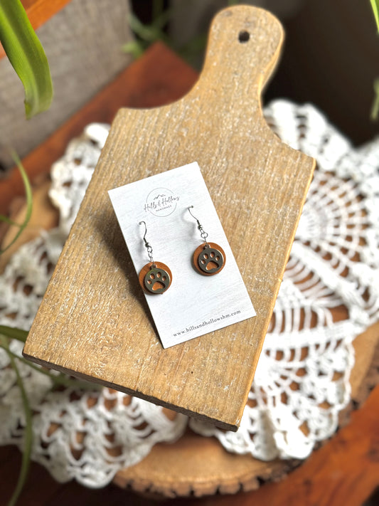 Paw Print Dangle