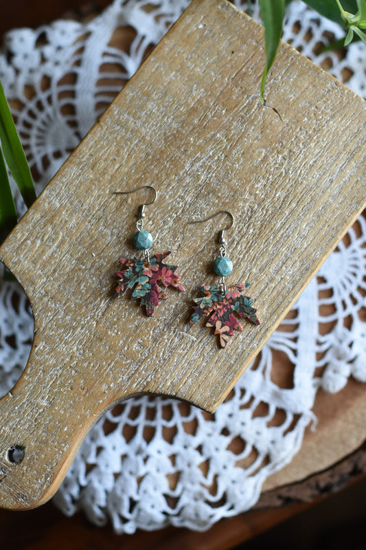 Vintage Floral Teal Charm