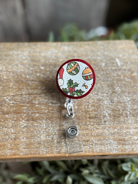 Nostalgic Christmas Badge Reel