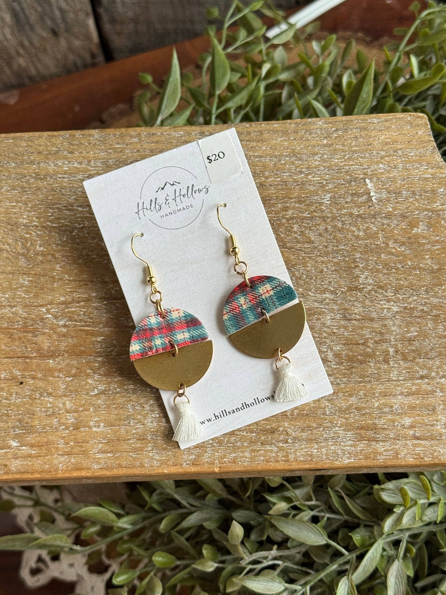 Plaid Dangles