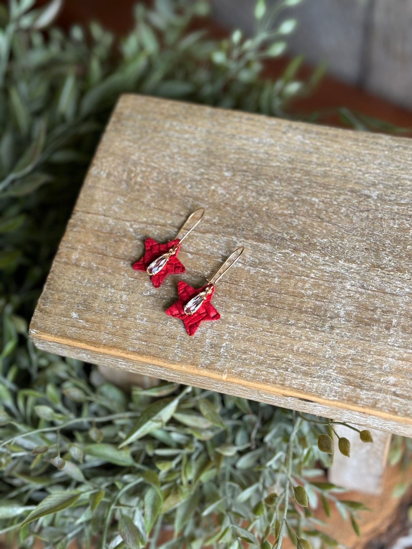 Red Star + Charm Dangle