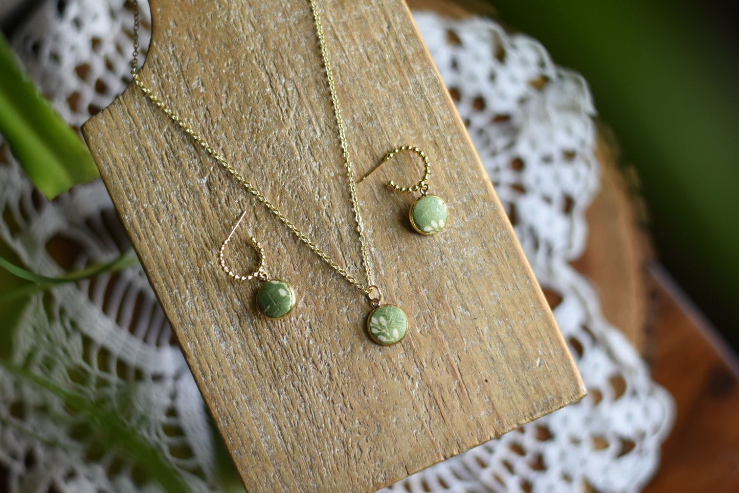 Green Botanical Set