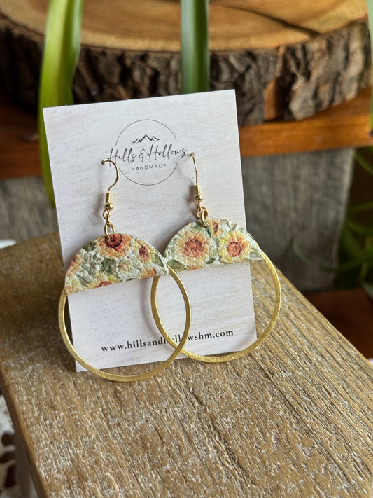 Sunflower Hoops