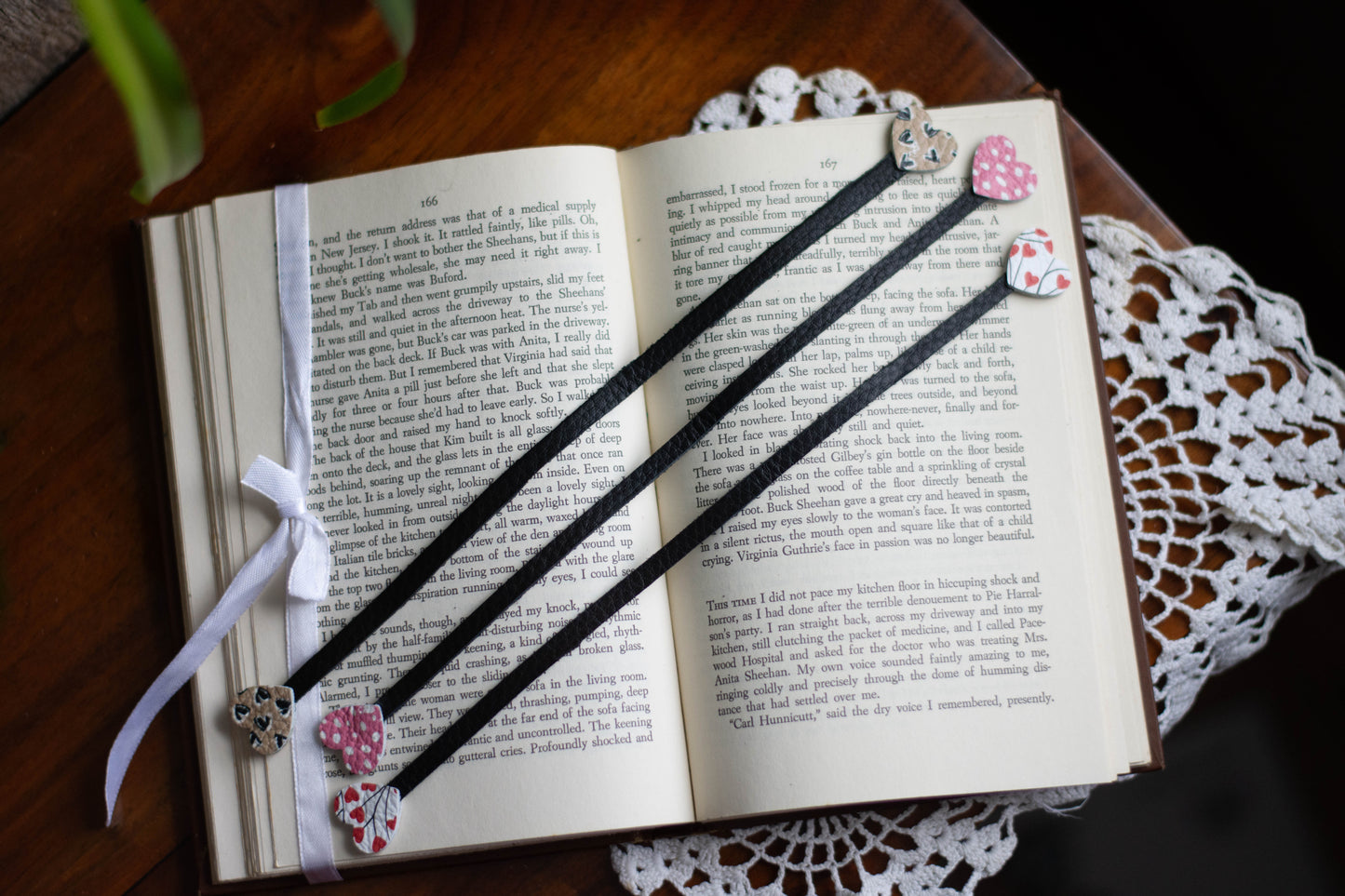 Leather Ribbon Pagemarker