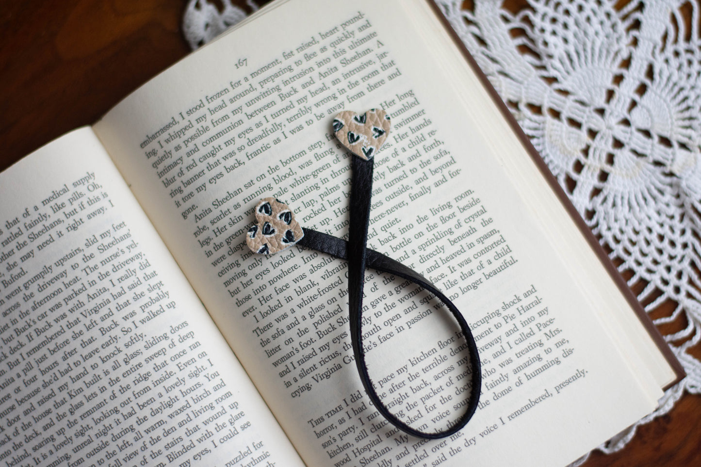 Leather Ribbon Pagemarker