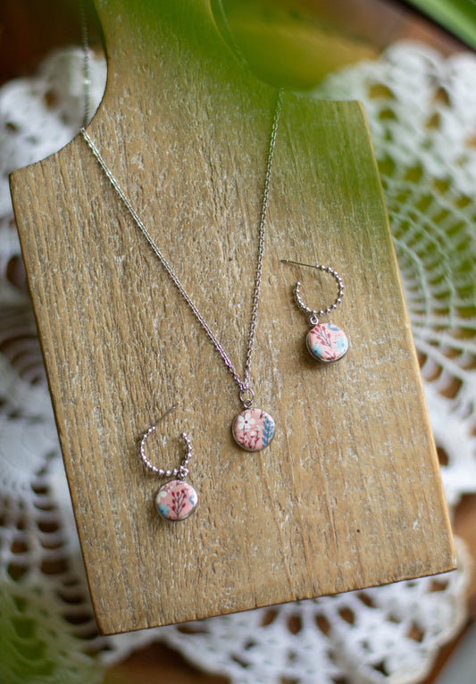 Pink Floral Set