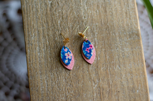 Blue + Pink Floral