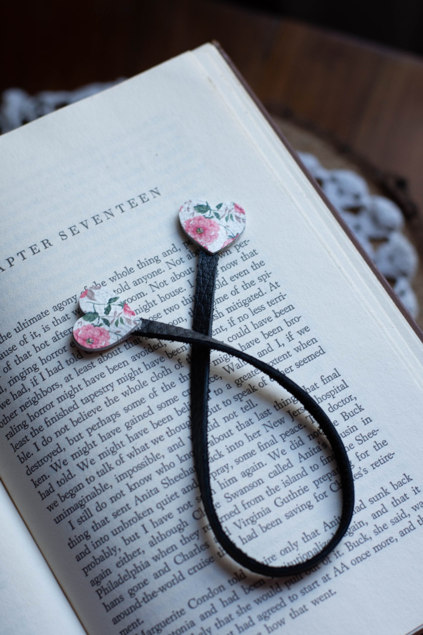 Leather Ribbon Pagemarker