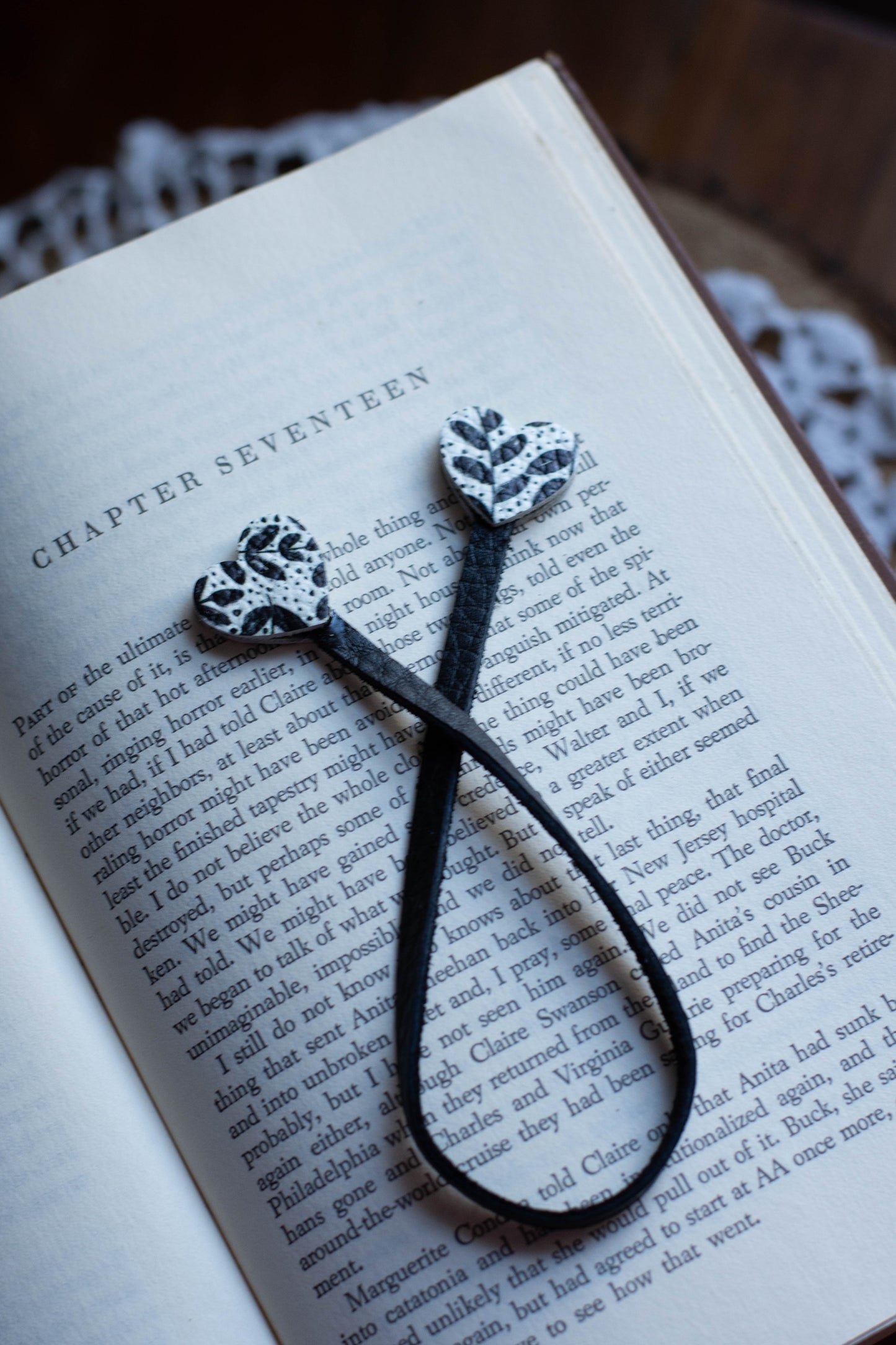 Leather Ribbon Pagemarker