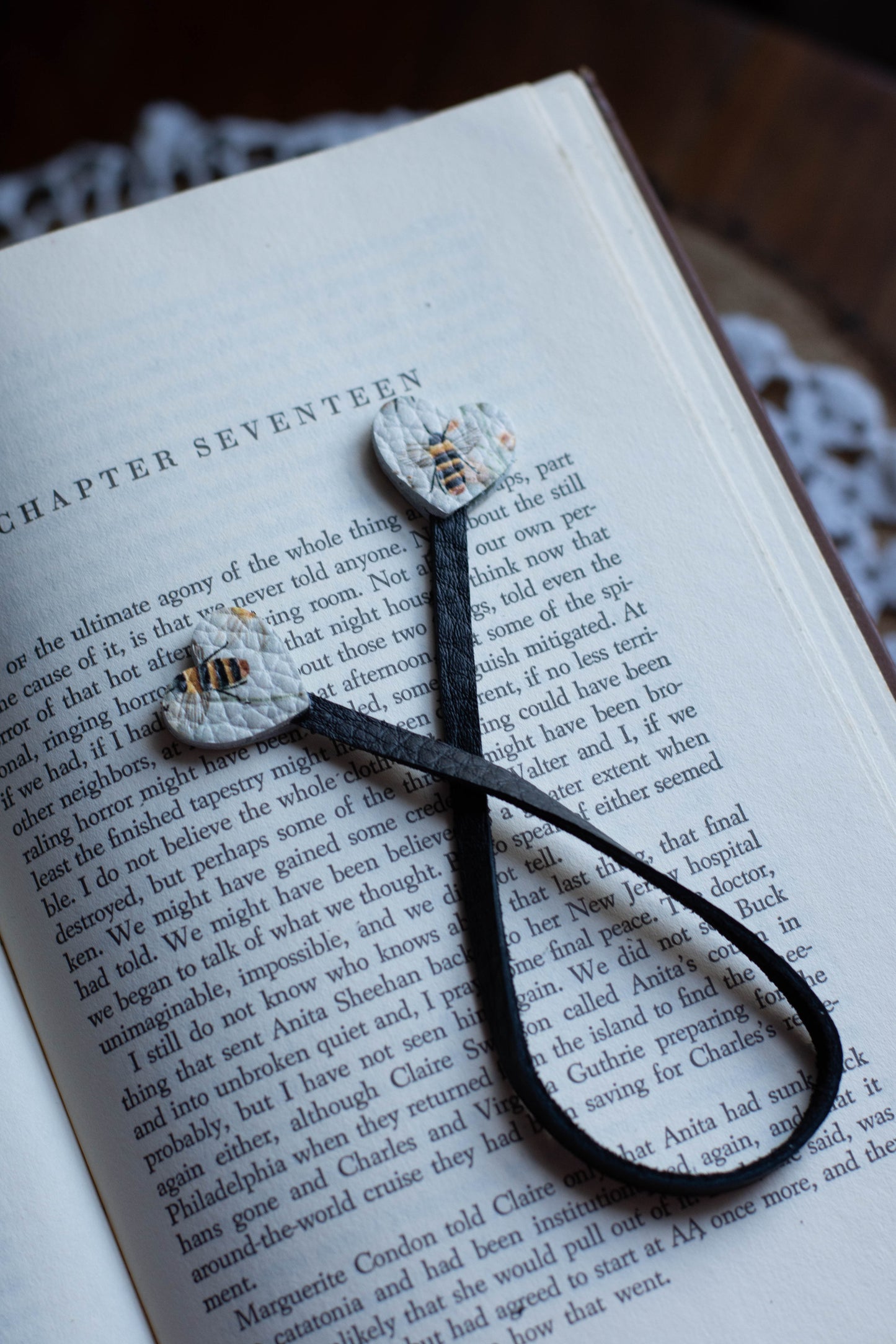 Leather Ribbon Pagemarker