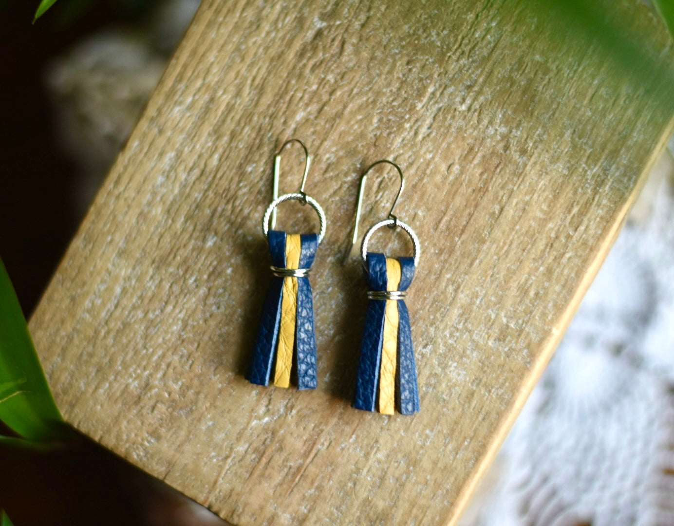 Blue & Gold Mini Tassel