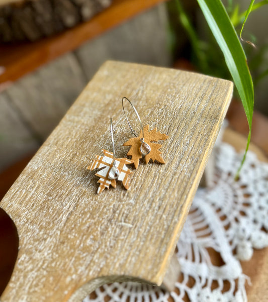 Maple Leaf Gold Plaid | Reversible