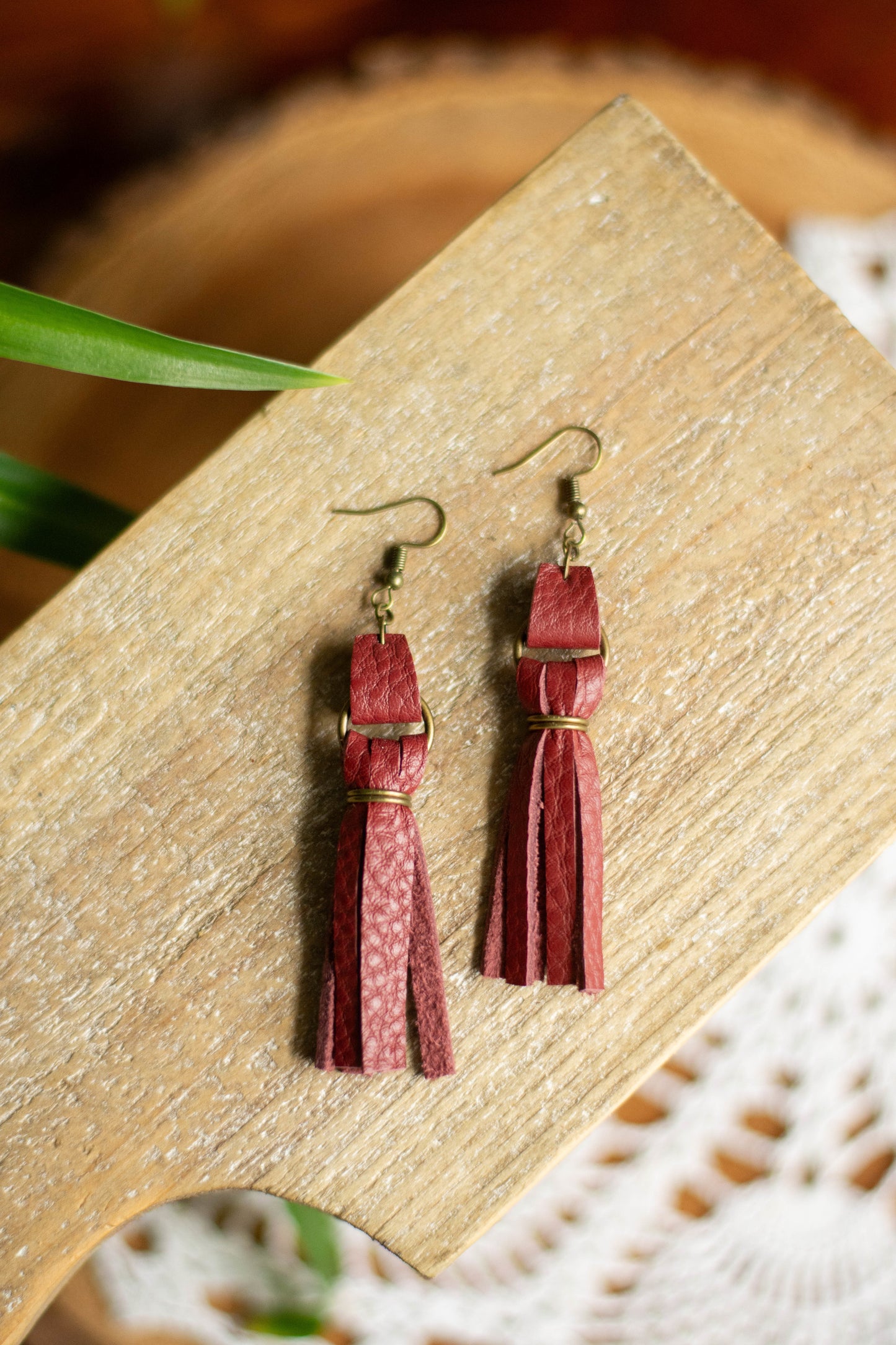 Burgundy Tassel