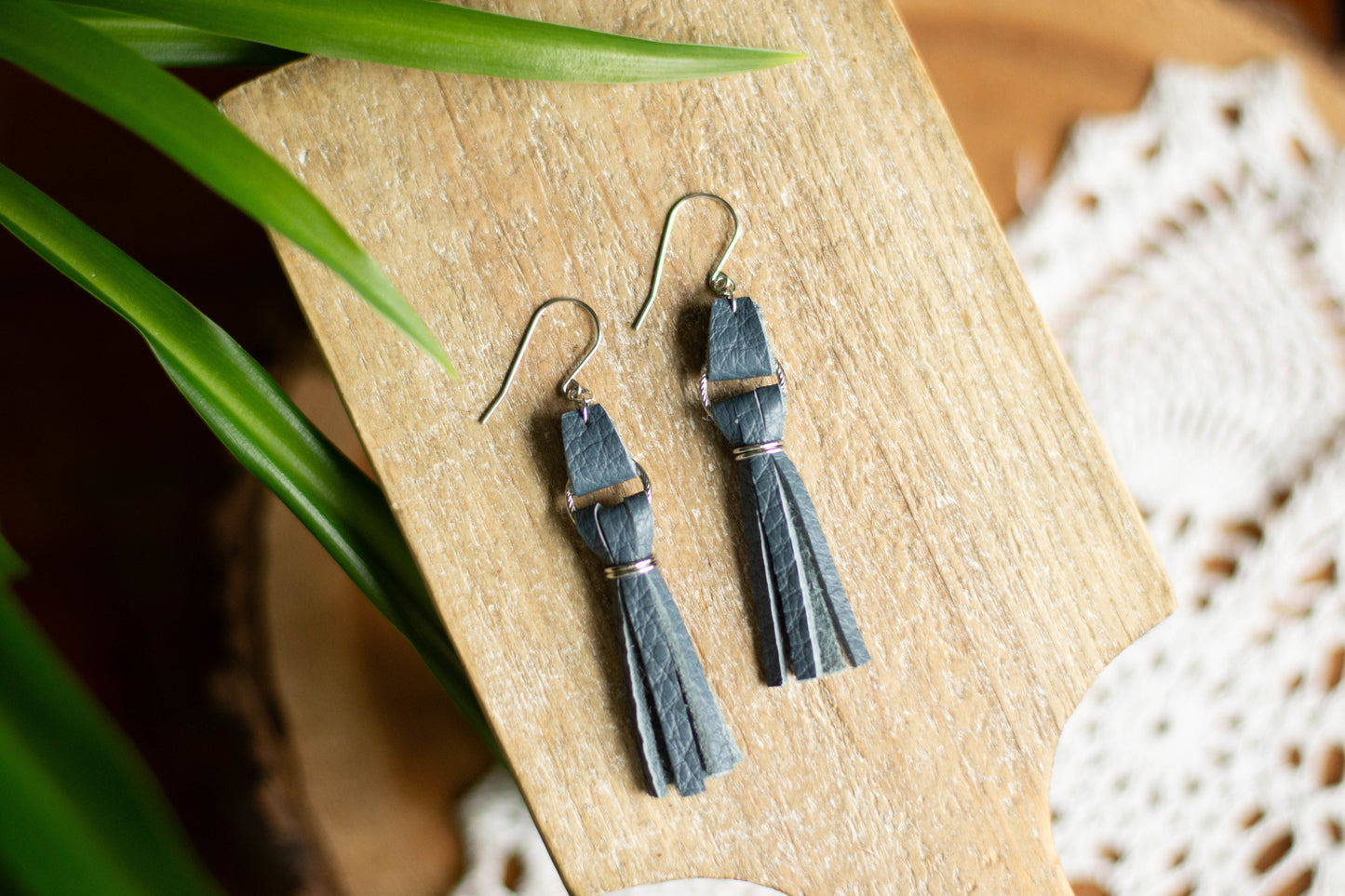 Slate Blue Tassel