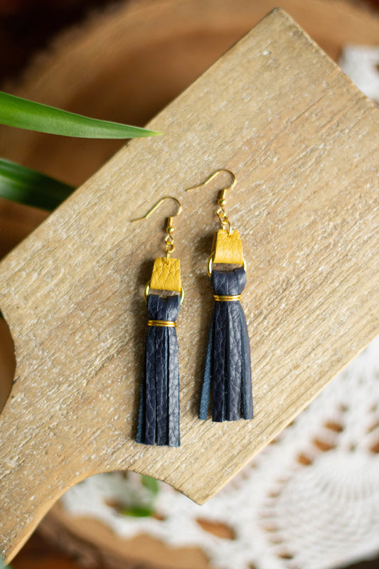 Gold & Blue Tassel