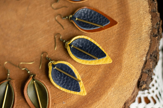 Two-Tone Leaf Drops