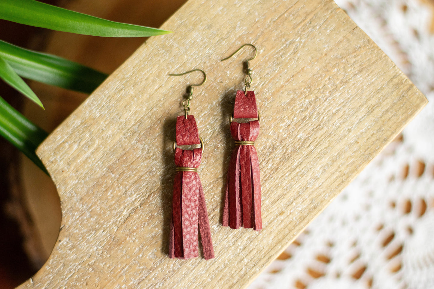 Burgundy Tassel